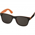 Sun Ray Sonnenbrille mit zweifarbigen Tönen, Orange / Tiefschwarz