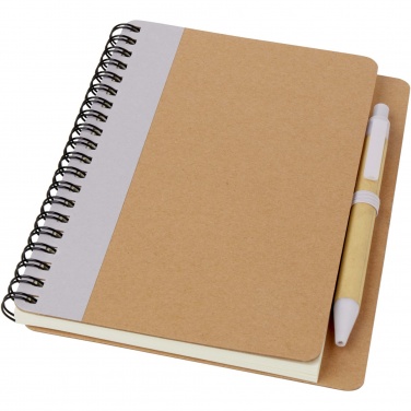 Logotrade werbemittel das Foto: Priestly A6 Recycling Notizbuch mit Stift