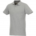 Helios Poloshirt für Herren, Grau meliert