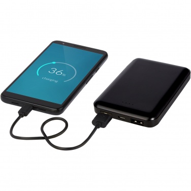 Logotrade werbemittel das Foto: Gleam 5000 mAh ultraflache, Leuchtlogo Powerbank