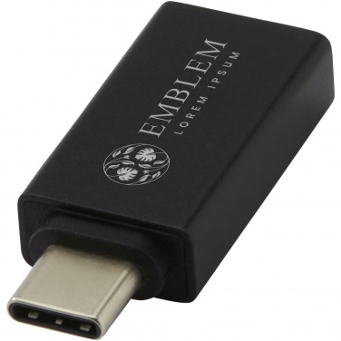 Logotrade Firmengeschenke das Foto: ADAPT USB C auf USB A 3.0 Adapter aus Aluminium