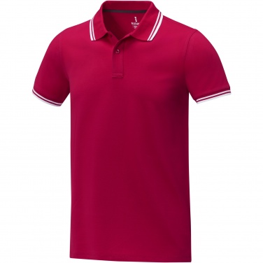 Logotrade Werbegeschenke das Foto: Amarago Polo mit abgesetztem Rand für Herren