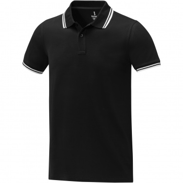 Logotrade Geschäftsgeschenke das Foto: Amarago Polo mit abgesetztem Rand für Herren