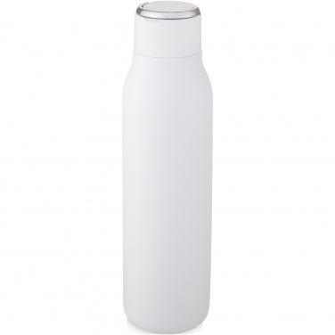Logotrade Firmengeschenke das Foto: Marka 600 ml Kupfer-Vakuum Isolierflasche mit Metallschlaufe