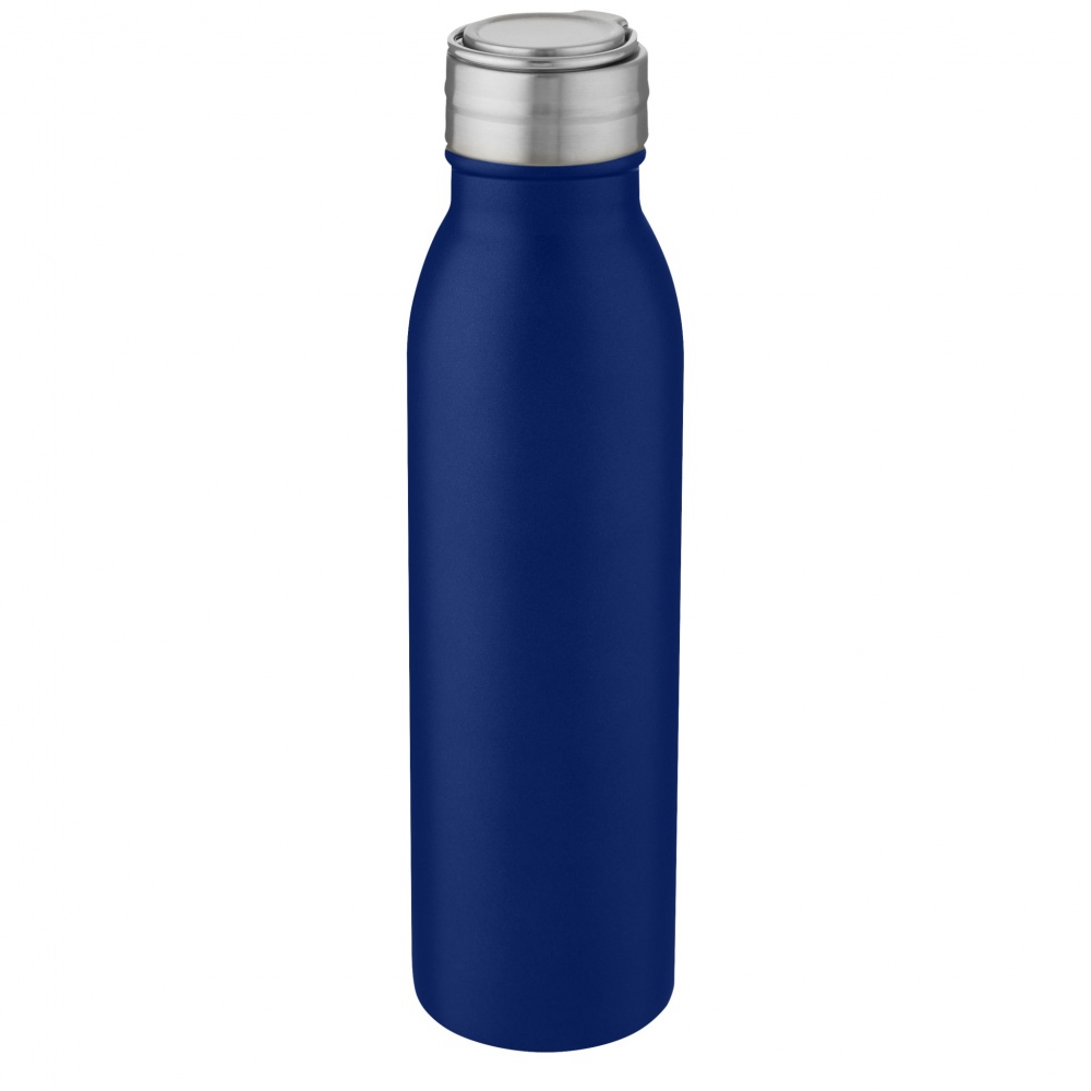 Logotrade Geschäftsgeschenke das Foto: Harper 700 ml Sportflasche aus Edelstahl mit Metallschlaufe