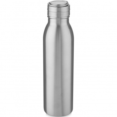 Logotrade Logogeschenke das Foto: Harper 700 ml Sportflasche aus Edelstahl mit Metallschlaufe