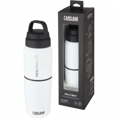 Logotrade Werbeartikel das Foto: CamelBak®  500 ml vakuumisolierte Edelstahlflasche und 350 ml Becher