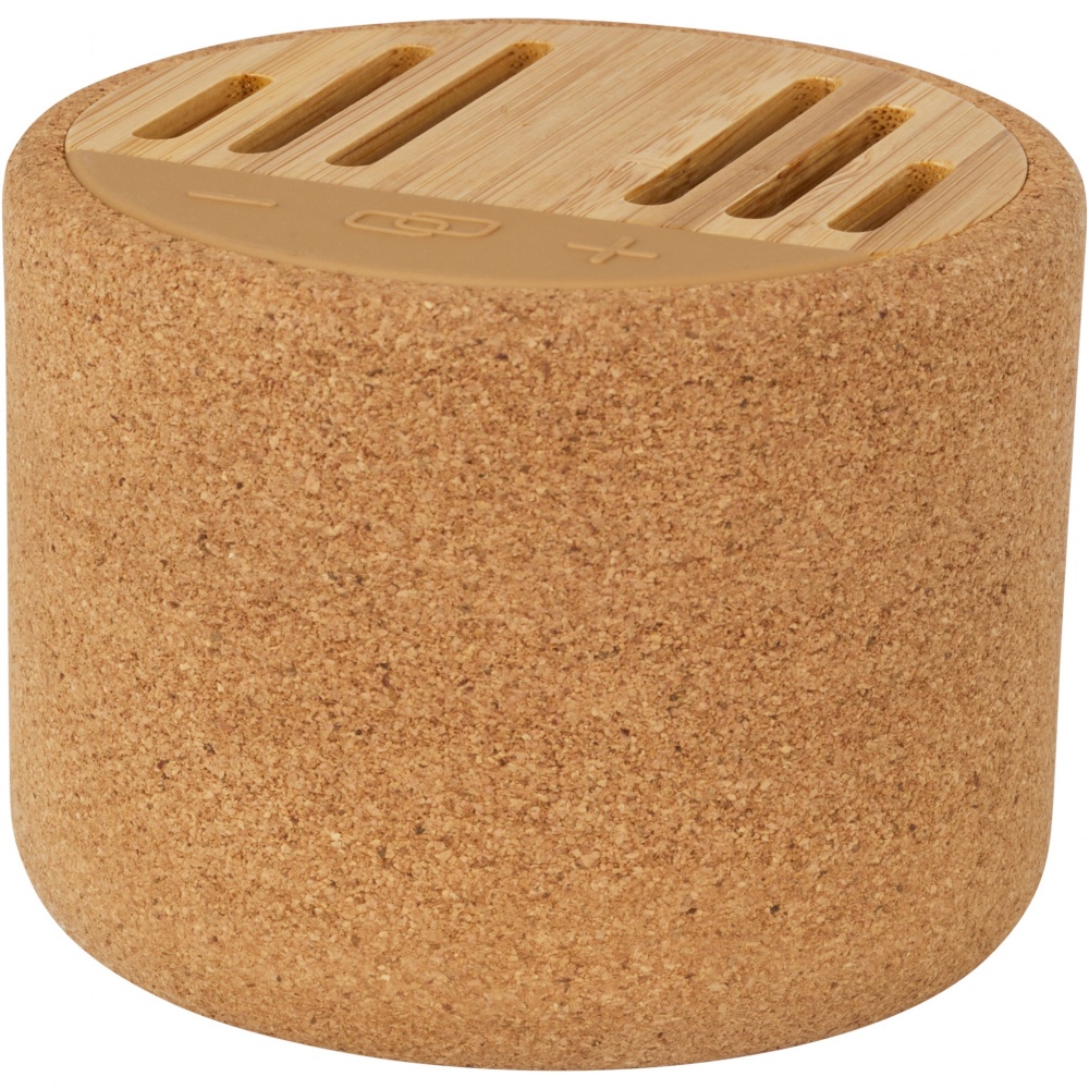 Logotrade Logogeschenke das Foto: Cerris 5W Bluetooth®-Lautsprecher aus Kork