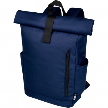 Logotrade Firmengeschenke das Foto: Byron 15,6" GRS RPET Roll-Top Rucksack 18 L