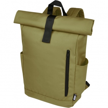 Logotrade Geschäftsgeschenke das Foto: Byron 15,6" GRS RPET Roll-Top Rucksack 18 L