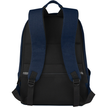 Logotrade Werbegeschenke das Foto: Joey 15,6 Zoll Anti-Diebstahl Laptop Rucksack 18 L aus GRS-recyceltem Canvas