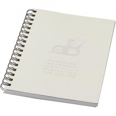 Logotrade Geschäftsgeschenke das Foto: Desk-Mate® A6 farbiges Notizbuch mit Spiralbindung