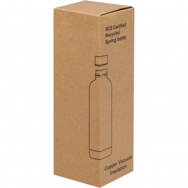 Logotrade werbemittel das Foto: Spring 500 ml RCS-zertifizierte Kupfer-Vakuum Isolierflasche aus recyceltem Edelstahl