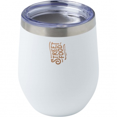 Logotrade Firmengeschenke das Foto: Corzo 350 ml RCS-zertifizierter Kupfer-Vakuum Isolierbecher aus recyceltem Edelstahl