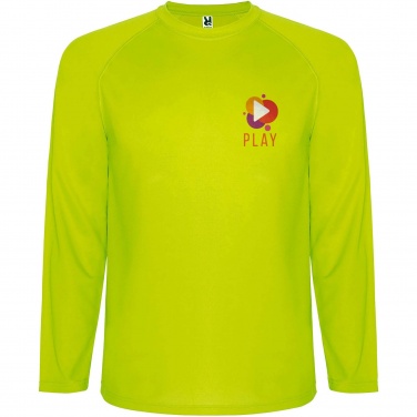 Logotrade Firmengeschenke das Foto: Montecarlo Langarm Sport-Shirt für Männer
