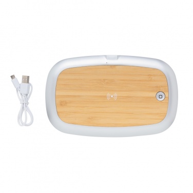 Logotrade Logogeschenke das Foto: Rena UV-C Sterilisations-Box mit 5W Wireless Charger