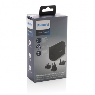 Logotrade Firmengeschenke das Foto: Philips Ultra Fast PD Travel-Charger