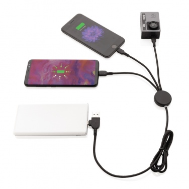 Logotrade Werbegeschenke das Foto: Light-Up Logo 6-in-1 Kabel