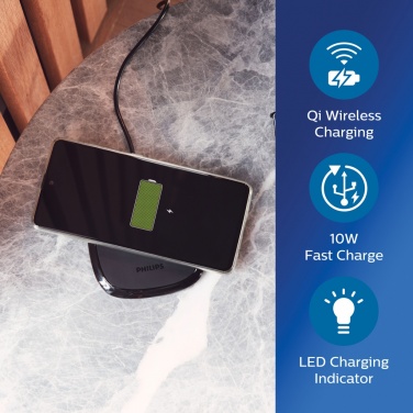 Logotrade Firmengeschenke das Foto: Philips 10W Qi Wireless-Charger