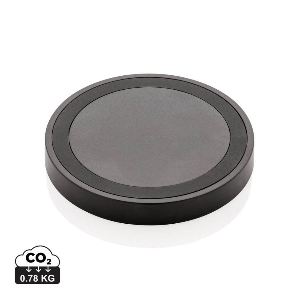 Logotrade Logogeschenke das Foto: Runder 5W Wireless-Charger