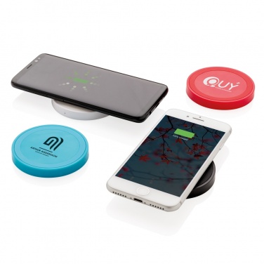 Logotrade werbemittel das Foto: Runder 5W Wireless-Charger