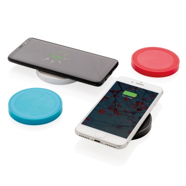 Logotrade Werbeartikel das Foto: Runder 5W Wireless-Charger