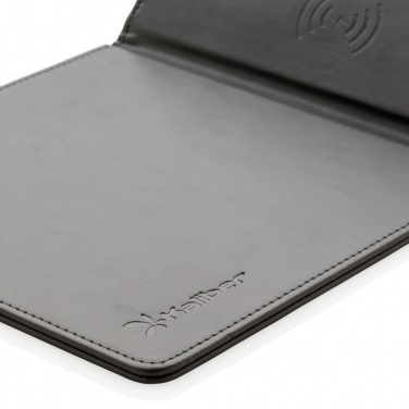 Logotrade Werbeartikel das Foto: Mousepad mit Wireless-5W-Charging Funktion