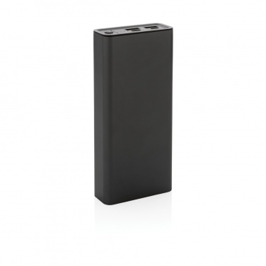 Logotrade Werbegeschenke das Foto: Terra 20.000mAh 20W Powerbank aus RCS recyceltem Aluminium