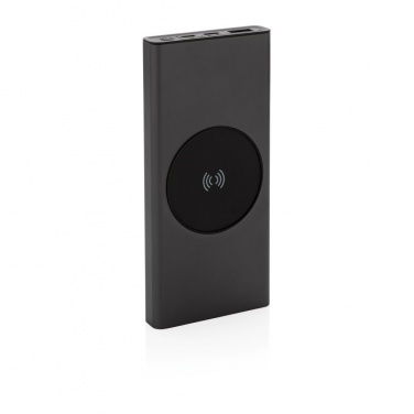 Logotrade Werbegeschenke das Foto: Terra 10.000mAh 18W Powerbank aus RCS  Alu, 10W Wireless