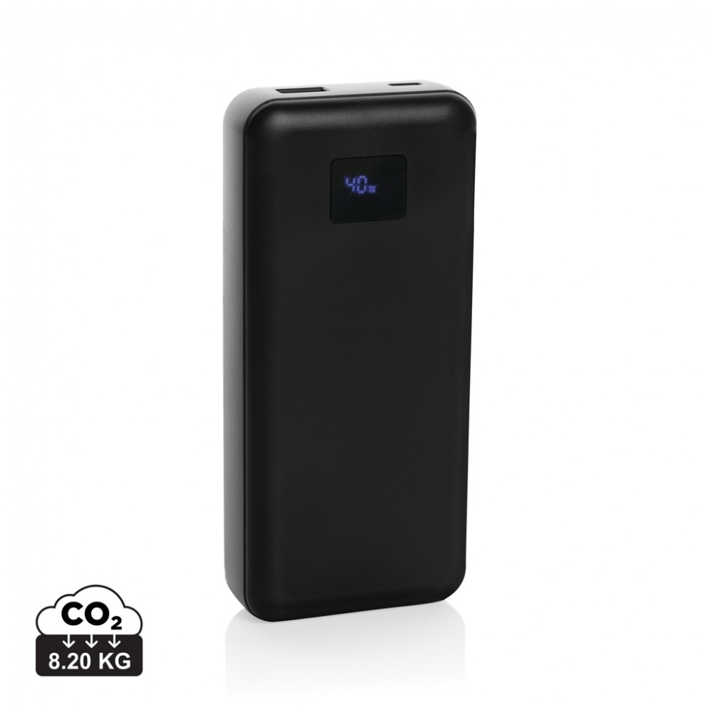 Logotrade Firmengeschenke das Foto: Gridley 20.000mAh 65W Laptop Powerbank aus RCS rPlastik