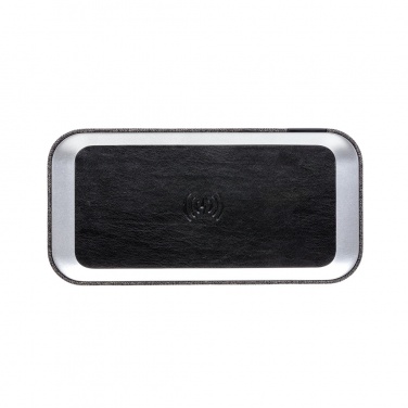 Logotrade Werbegeschenke das Foto: Vogue Wireless-Charger Lautsprecher