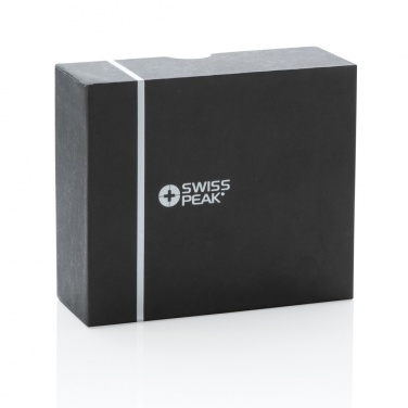 Logotrade Werbegeschenke das Foto: Swiss Peak ANC TWS-Ohrhörer aus RCS recyceltem Kunststoff