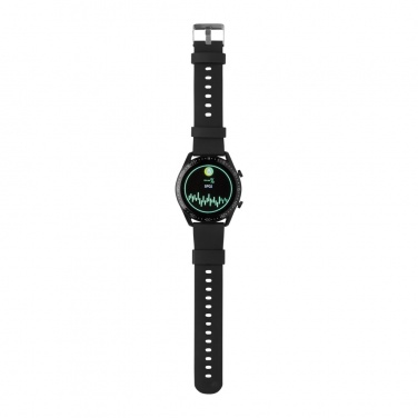 Logotrade Firmengeschenke das Foto: Runde Fit Watch aus RCS recyceltem TPU