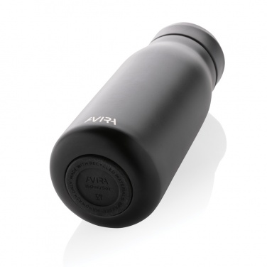 Logotrade Logogeschenke das Foto: Avira Ain 150ml Reiseflasche aus RCS rec. Stainless-Steel