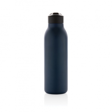 Logotrade Werbeartikel das Foto: Avira Ara RCS Re-Steel Fliptop Wasserflasche 500ml