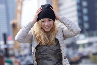 Logotrade Geschäftsgeschenke das Foto: Impact AWARE™ Classic Beanie mit Polylana®