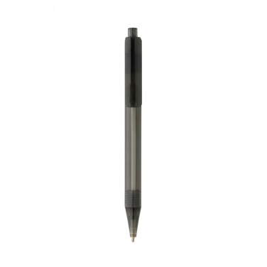 Logotrade Firmengeschenke das Foto: GRS rPET X8 transparenter Stift