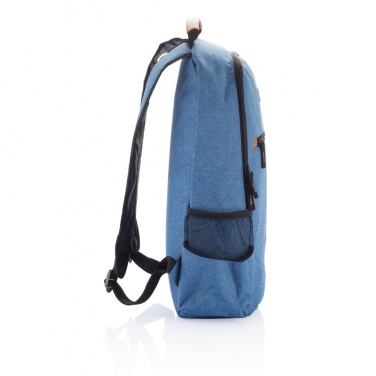 Logotrade Geschäftsgeschenke das Foto: Modischer Duo Tone Rucksack, PVC-frei