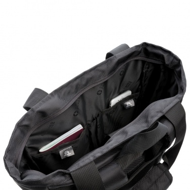 Logotrade Firmengeschenke das Foto: Swiss Peak RFID 15" Laptop-Trage-Tasche PVC-frei