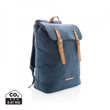 Logotrade Werbegeschenke das Foto: Canvas Laptop-Rucksack, PVC-frei