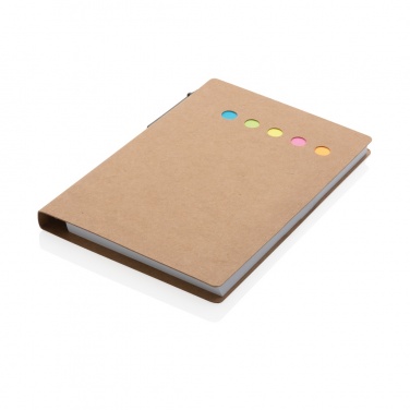 Logotrade werbemittel das Foto: Haftnotizen im A6 Kraft-Booklet mit Stift