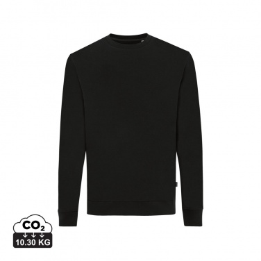 Logotrade werbemittel das Foto: Iqoniq Zion Rundhals-Sweater aus recycelter Baumwolle
