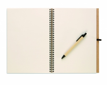 Logotrade werbemittel das Foto: Recyceltes Notizbuch 100 Seiten