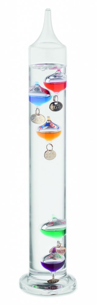 Logotrade Firmengeschenke das Foto: Galileo Thermometer Glas 28cm