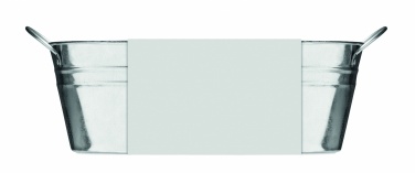 Logotrade werbemittel das Foto: Zink-Pflanzkübel