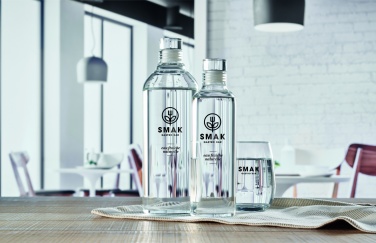 Logotrade Werbeartikel das Foto: Flasche Borosilikatglas 500 ml