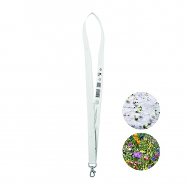 Logotrade Logogeschenke das Foto: Lanyard mit Samenpapier