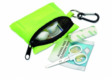 Logotrade Logogeschenke das Foto: Erste-Hilfe-Set mit Karabiner