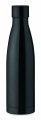 Edelstahl Isolierflasche 500ml, Schwarz