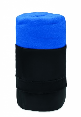 Logotrade Logogeschenke das Foto: RPET Fleece-Reisedecke